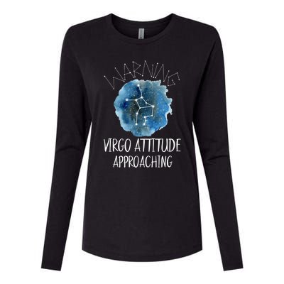 Virgo Zodiac Constellation Aesthetic Virgo Stuff Gift Womens Cotton Relaxed Long Sleeve T-Shirt