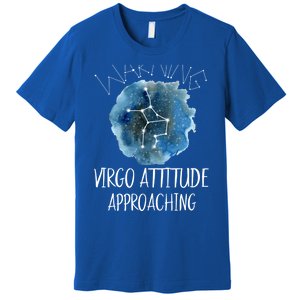 Virgo Zodiac Constellation Aesthetic Virgo Stuff Gift Premium T-Shirt