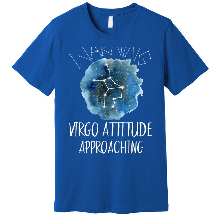 Virgo Zodiac Constellation Aesthetic Virgo Stuff Gift Premium T-Shirt