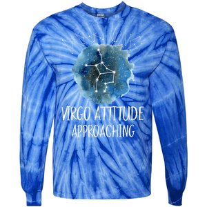 Virgo Zodiac Constellation Aesthetic Virgo Stuff Gift Tie-Dye Long Sleeve Shirt