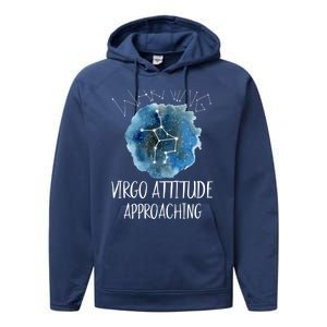 Virgo Zodiac Constellation Aesthetic Virgo Stuff Gift Performance Fleece Hoodie