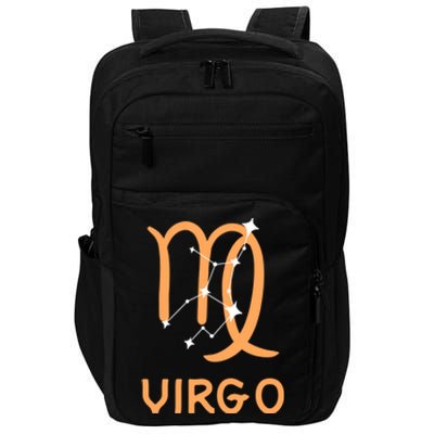 Virgo Zodiac Constellation Virgo Symbol Gift Impact Tech Backpack