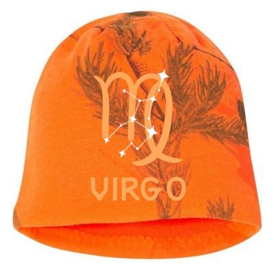 Virgo Zodiac Constellation Virgo Symbol Gift Kati - Camo Knit Beanie