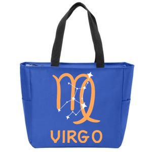 Virgo Zodiac Constellation Virgo Symbol Gift Zip Tote Bag