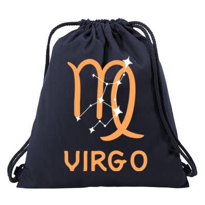 Virgo Zodiac Constellation Virgo Symbol Gift Drawstring Bag