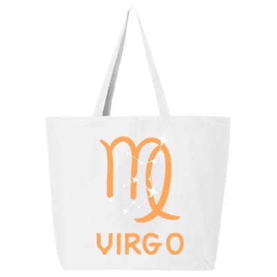 Virgo Zodiac Constellation Virgo Symbol Gift 25L Jumbo Tote