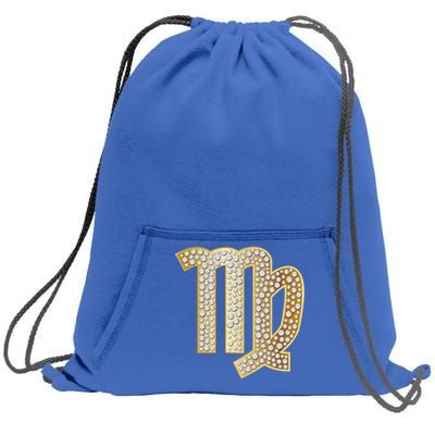 Virgo Zodiac Cool Gift Sweatshirt Cinch Pack Bag