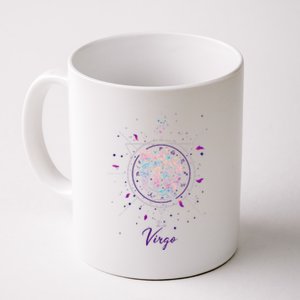 Virgo Zodiac Design 90s Style Floral Cool Gift Coffee Mug