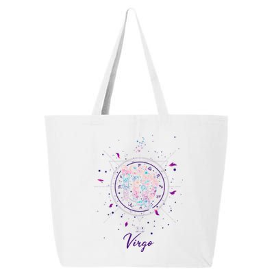 Virgo Zodiac Design 90s Style Floral Cool Gift 25L Jumbo Tote