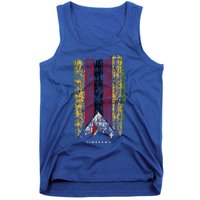 Vintage Zimbabwe Flag Retro Zimbabwean Flag Zimbabwean Great Gift Tank Top