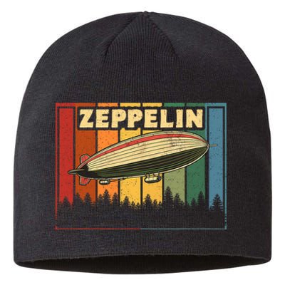 Vintage Zeppelin First Name Airship Sustainable Beanie