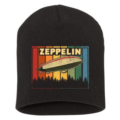 Vintage Zeppelin First Name Airship Short Acrylic Beanie