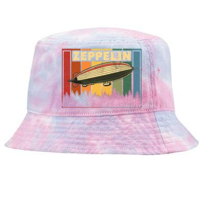 Vintage Zeppelin First Name Airship Tie-Dyed Bucket Hat