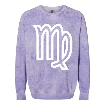 Virgo Zodiac Gift Colorblast Crewneck Sweatshirt