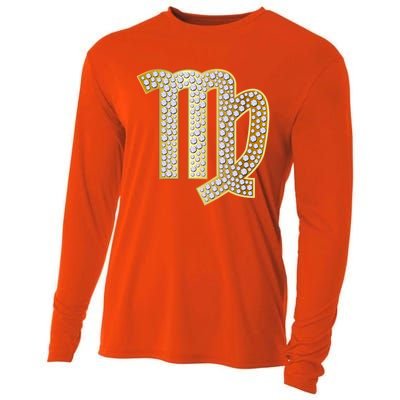 Virgo Zodiac Great Gift Cooling Performance Long Sleeve Crew