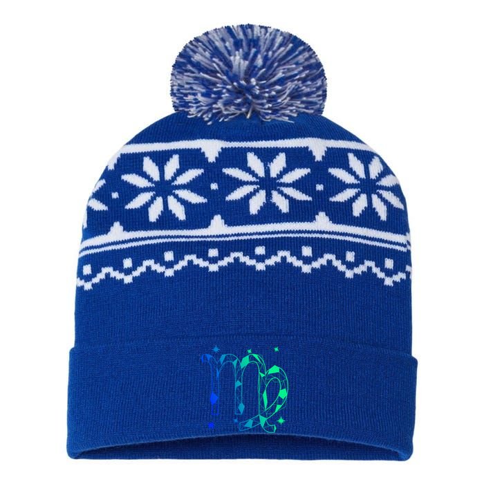 Virgo Zodiac Gift USA-Made Snowflake Beanie