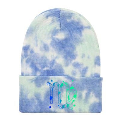 Virgo Zodiac Gift Tie Dye 12in Knit Beanie