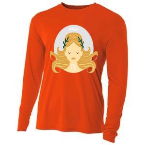 Virgo Zodiac Gift Cooling Performance Long Sleeve Crew