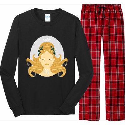 Virgo Zodiac Gift Long Sleeve Pajama Set