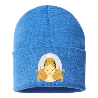 Virgo Zodiac Gift Sustainable Knit Beanie