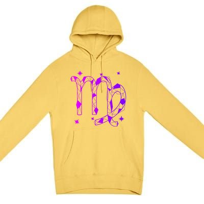 Virgo Zodiac Great Gift Premium Pullover Hoodie