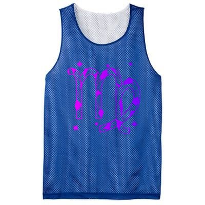 Virgo Zodiac Great Gift Mesh Reversible Basketball Jersey Tank