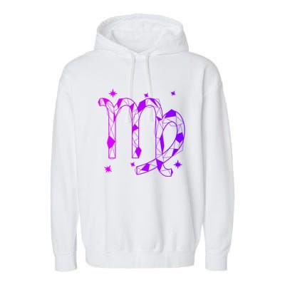 Virgo Zodiac Great Gift Garment-Dyed Fleece Hoodie