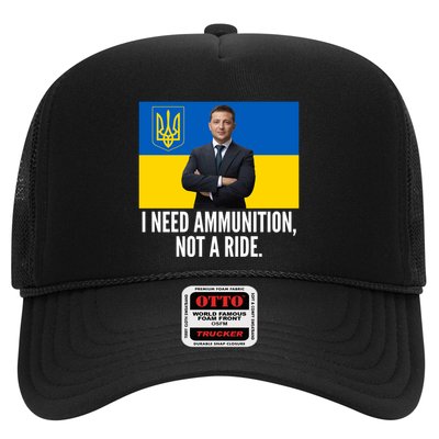 Volodymyr Zelensky I Need Ammunition Not A Ride Ukraine Stand With Ukraine Trucker Hat