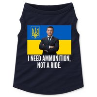 Volodymyr Zelensky I Need Ammunition Not A Ride Ukraine Stand With Ukraine Doggie Tank