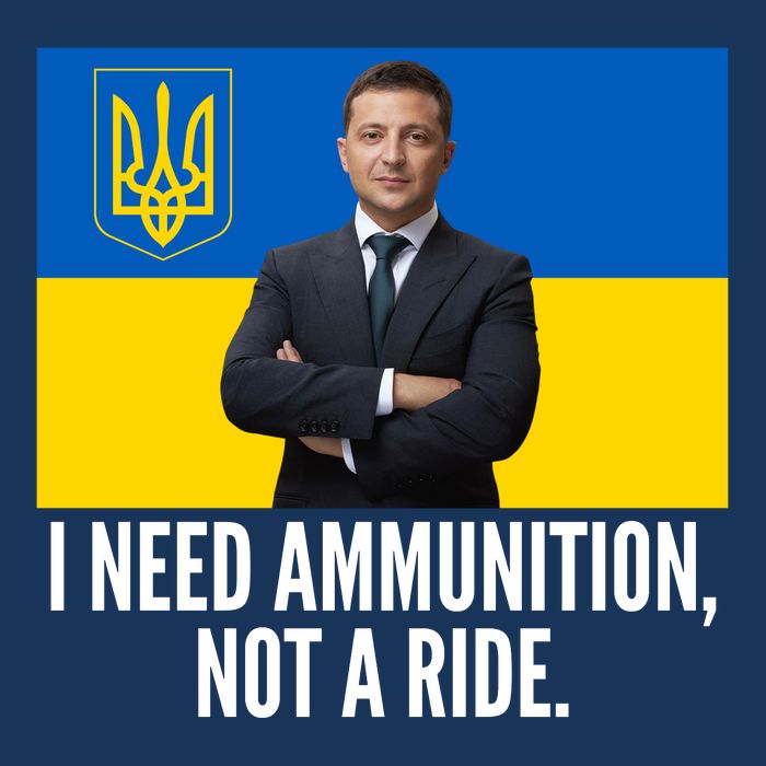 Volodymyr Zelensky I Need Ammunition Not A Ride Ukraine Stand With Ukraine 16 in Basic Backpack