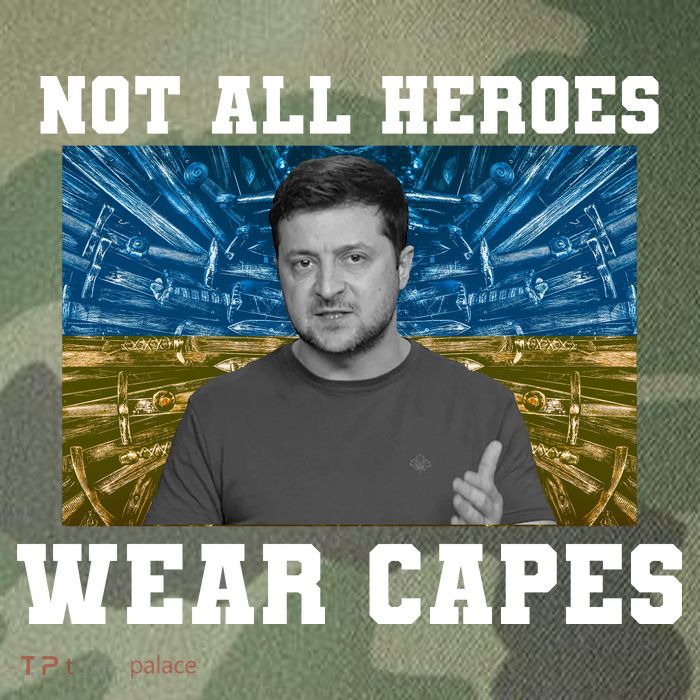 Volodymyr Zelenskyy Not All Heroes Wear Capes Ukraine Flag Legacy Tie Dye Trucker Hat