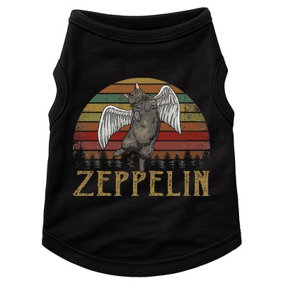Vintage Zeppelin Name Distressed Music CatS Lover Animals Doggie Tank