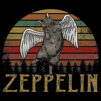 Vintage Zeppelin Name Distressed Music CatS Lover Animals Bucket Hat