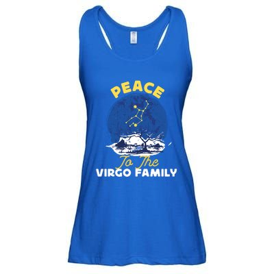 Virgo Zodiac: Peace To The Virgo Family Gift Ladies Essential Flowy Tank