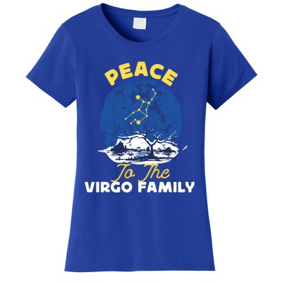 Virgo Zodiac: Peace To The Virgo Family Gift Women's T-Shirt