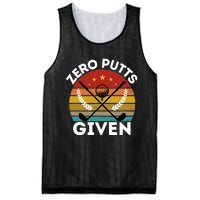 Vintage Zero Putts Given Golf Funny Golf Player Golfing Premium Mesh Reversible Basketball Jersey Tank