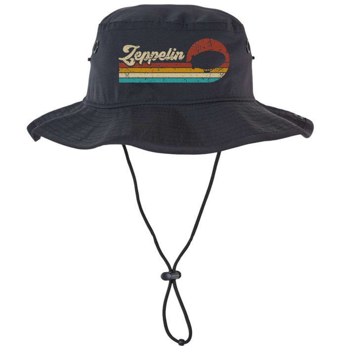 Vintage Zeppelin Retro Sunset Funny Dirigible Airship Legacy Cool Fit Booney Bucket Hat