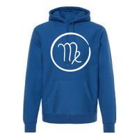 Virgo Zodiac Symbol Grunge Astrology Horoscope Virgo Gift Premium Hoodie