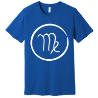 Virgo Zodiac Symbol Grunge Astrology Horoscope Virgo Gift Premium T-Shirt