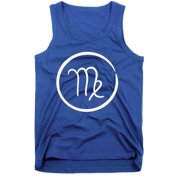 Virgo Zodiac Symbol Grunge Astrology Horoscope Virgo Gift Tank Top