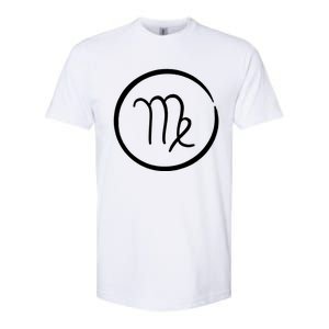 Virgo Zodiac Symbol Grunge Astrology Horoscope Virgo Gift Softstyle CVC T-Shirt