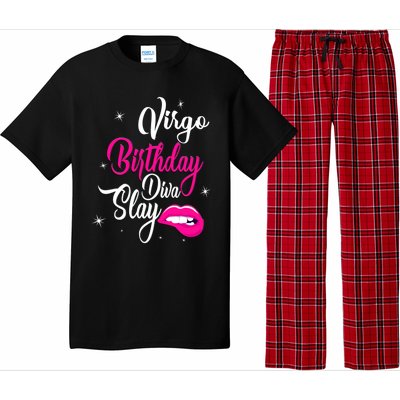 Virgo Zodiac September August Virgo Birthday Diva Slay Cute Gift Pajama Set