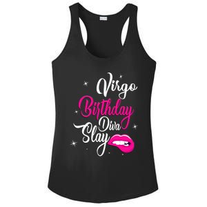 Virgo Zodiac September August Virgo Birthday Diva Slay Cute Gift Ladies PosiCharge Competitor Racerback Tank