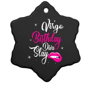 Virgo Zodiac September August Virgo Birthday Diva Slay Cute Gift Ceramic Star Ornament