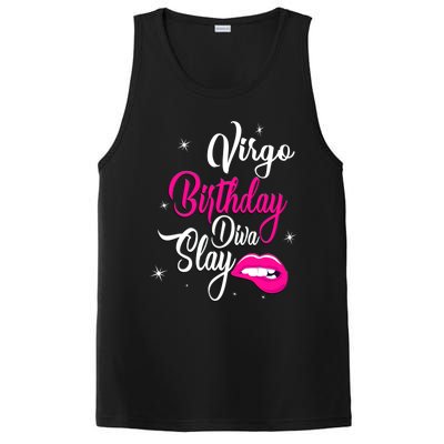 Virgo Zodiac September August Virgo Birthday Diva Slay Cute Gift PosiCharge Competitor Tank