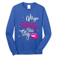 Virgo Zodiac September August Virgo Birthday Diva Slay Cute Gift Long Sleeve Shirt