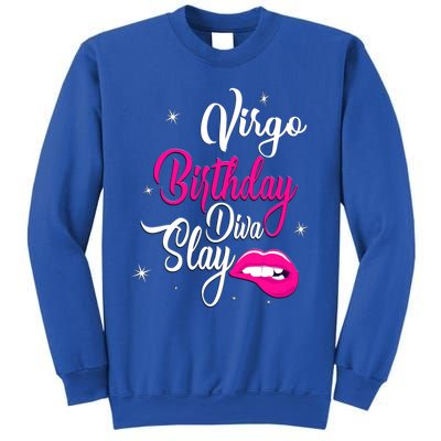 Virgo Zodiac September August Virgo Birthday Diva Slay Cute Gift Sweatshirt