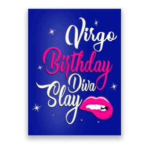 Virgo Zodiac September August Virgo Birthday Diva Slay Cute Gift Poster