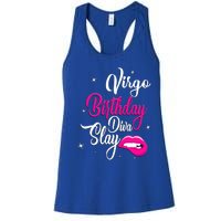 Virgo Zodiac September August Virgo Birthday Diva Slay Cute Gift Women's Racerback Tank