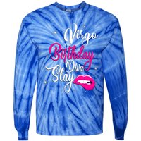 Virgo Zodiac September August Virgo Birthday Diva Slay Cute Gift Tie-Dye Long Sleeve Shirt